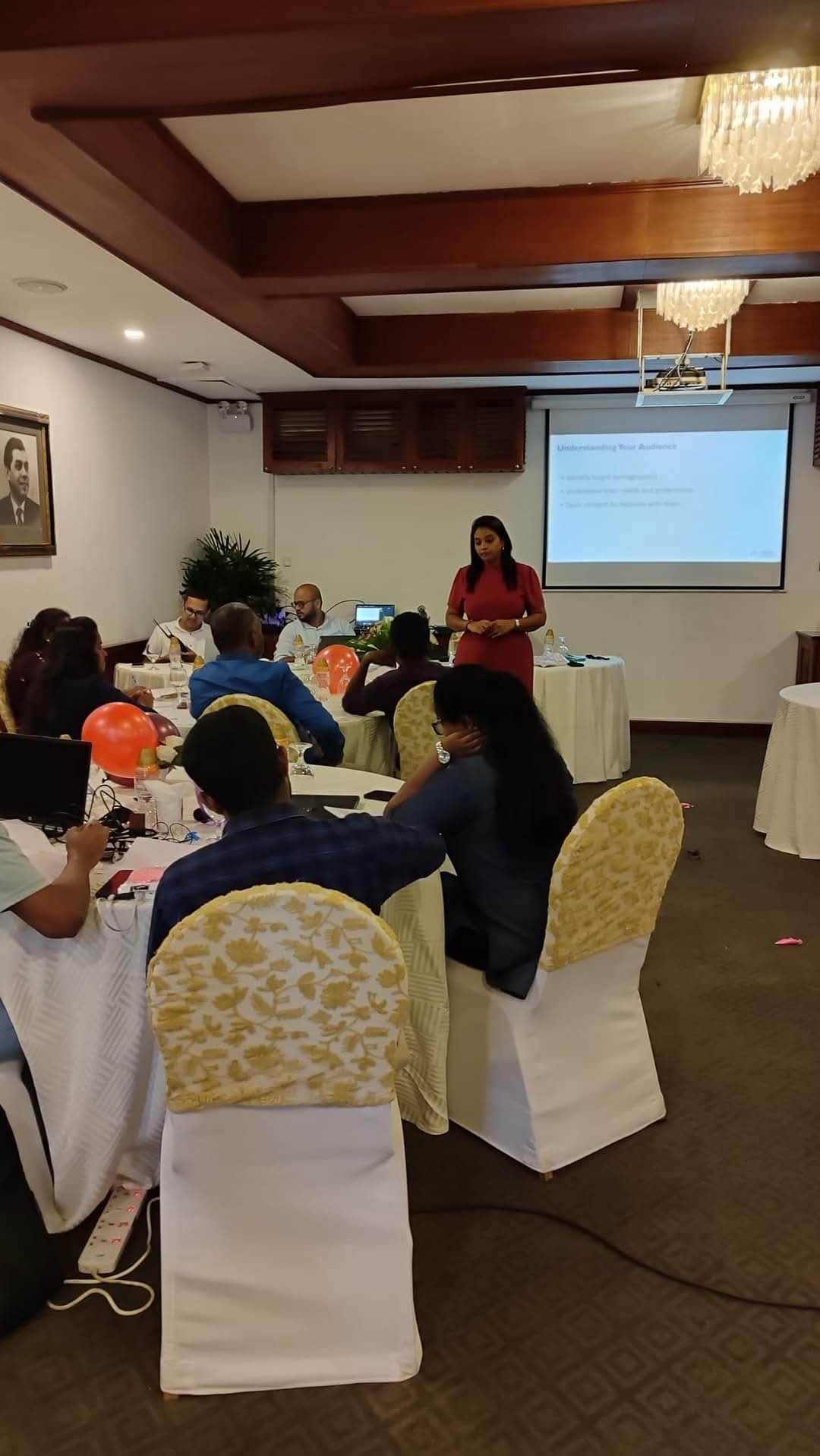 Shivalatha facilitating a structured workshop session
